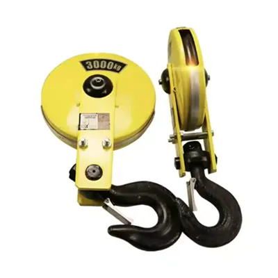 КИТАЙ ПОДВЕСНОЙ И КОРЗАЛЬНЫЙ КРАН КРЮК БЛОК